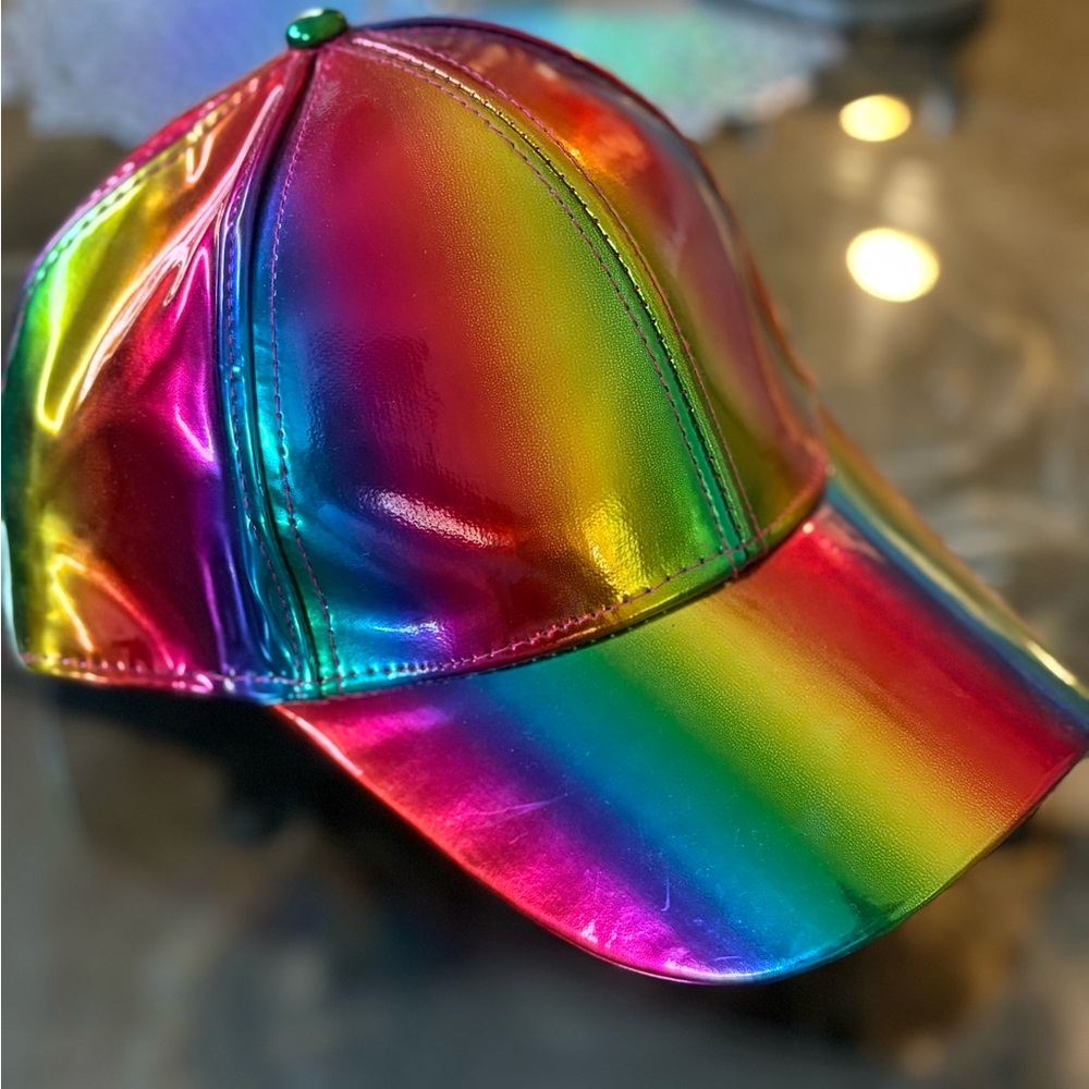 Rainbow Metallic Cap